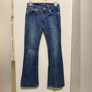 Amethyst Jeans Dark Blue Flare Leg